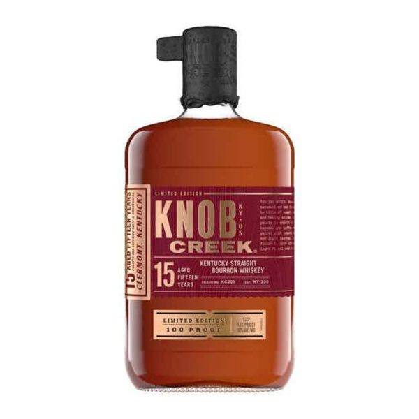 KNOB CREEK BOURBON LIMITED 100PF EDITION KENTUCKY 15YR 750ML