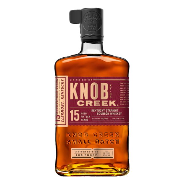KNOB CREEK BOURBON STRAIGHT LIMITED EDITION KENTUCKY 15YR 750ML